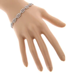 Unique Ladies Round Diamond Bracelet 14K White Gold 1.3ct 11 Unique Ladies Round Diamond Bracelet 14K White Gold 1.3ct -Invicta Jewelry Store unique ladies round diamond bracelet 14k gold 13ct bodwh