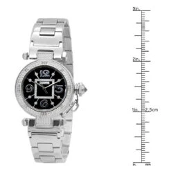 Unique White JoJino Real Diamond Watch For Women 0.12ct Black Dial 9 Unique White JoJino Real Diamond Watch For Women 0.12ct Black Dial -Invicta Jewelry Store unique white jojino real diamond watch for women 012ct black dial 968769 ruler