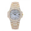 Unisex Diamond Watch Patek Philippe Nautilus 18K Gold 37mm White Dial -Invicta Jewelry Store unisex diamond watch patek philippe nautilus yellow gold 37 mm white dial w00937 0E8A3951 2048x2048