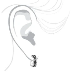 White And Black Diamond Hoop Earrings 0.9 Ct 14K White Gold 13 White And Black Diamond Hoop Earrings 0.9 Ct 14K White Gold -Invicta Jewelry Store white and black diamond hoop earrings 095ct 14k gold p 48289 bodwh