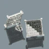 White Black Diamond Stud Earrings 1.11ct 10K White Gold 2 White Black Diamond Stud Earrings 1.11ct 10K White Gold -Invicta Jewelry Store white black diamond stud earrings 111ct 10k gold p 49175