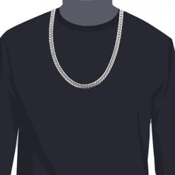 10K White Gold Miami Cuban Link Chain In 22-40in 11mm 10 10K White Gold Miami Cuban Link Chain In 22-40in 11mm -Invicta Jewelry Store white gold miami cuban link chain in 10k 22 40in 11mm 3