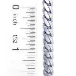 14K White Gold Miami Cuban Link Curb Chain 5.6mm 22-40in 9 14K White Gold Miami Cuban Link Curb Chain 5.6mm 22-40in -Invicta Jewelry Store white gold miami cuban link curb chain 56mm 14k 22 40in 3