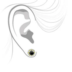 White Yellow And Black Diamond Stud Earrings 2.20ct 14K White Gold -Invicta Jewelry Store white yellow and black diamond stud earrings 220ct 14k gold 4