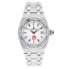 Diamond Watch Audemars Piguet Royal Oak Lady 33mm White Dial W01046