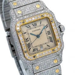 Women's Diamond Watch Cartier Santos De Cartier 18K Gold Champagne Dial 8 Women's Diamond Watch Cartier Santos De Cartier 18K Gold Champagne Dial -Invicta Jewelry Store womens diamond watch cartier santos de cartier yellow gold champagne dial w01242 0E8A6821 6bd6179f 65f9 4125 9127 4b53979aecde 2048x2048