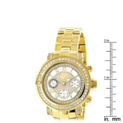 Women's Diamond Yellow Gold Plated Watch Luxurman Montana White Mop 2ct -Invicta Jewelry Store womens diamond yellow gold plated watch luxurman montana white mop 2ct ruler