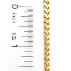 14K Yellow Gold Miami Cuban Link Curb Chain For Men 4mm 22-40in 9 14K Yellow Gold Miami Cuban Link Curb Chain For Men 4mm 22-40in -Invicta Jewelry Store yellow gold miami cuban link curb chain 14k 4mm 22 40in 3